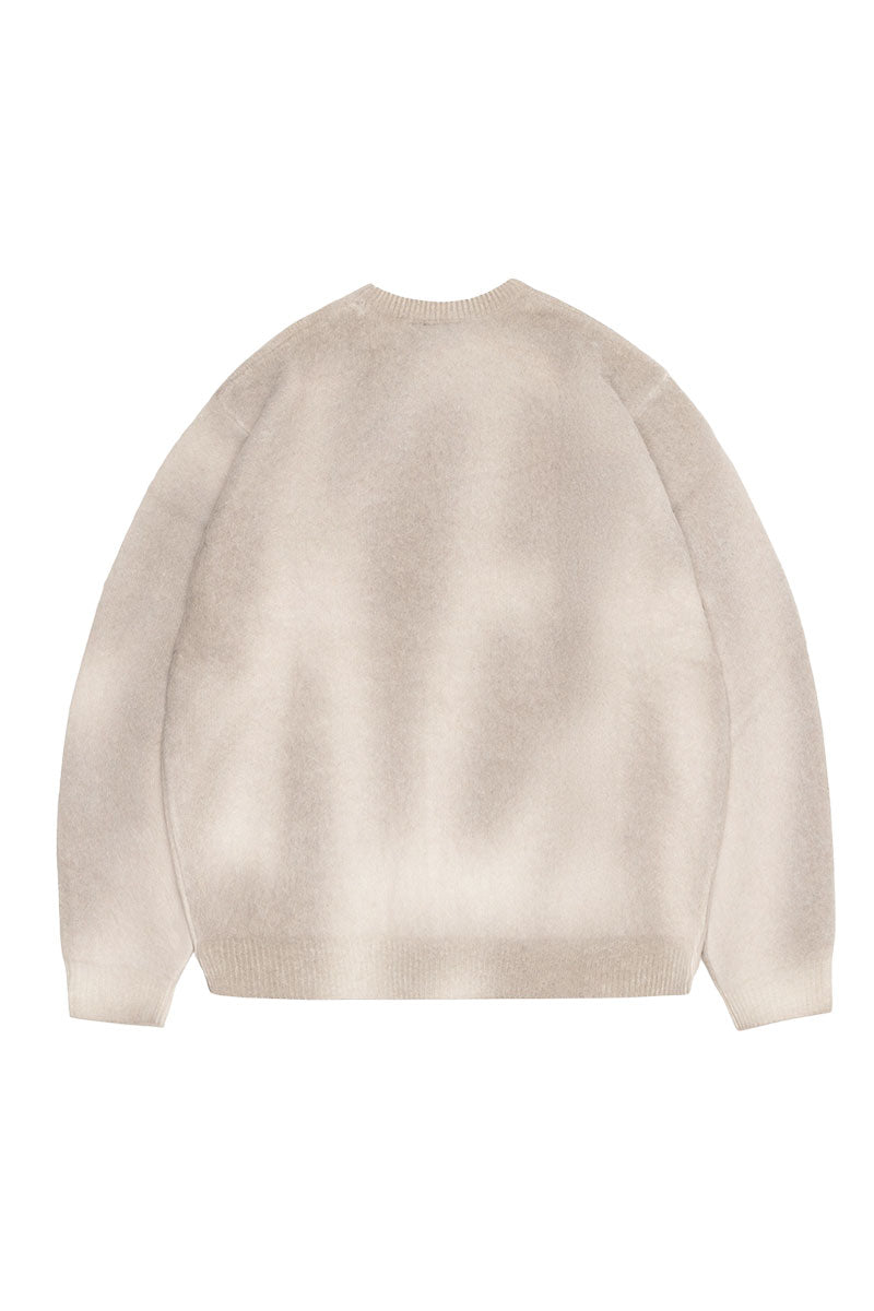 JACKER BLUR MOHAIR CREWNECK Beige
