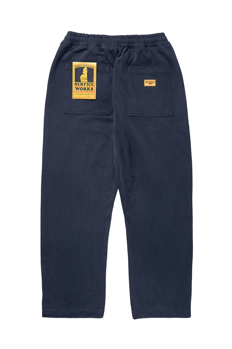 SERVICE WORKS MOLESKINE CHEF PANT Dark Navy