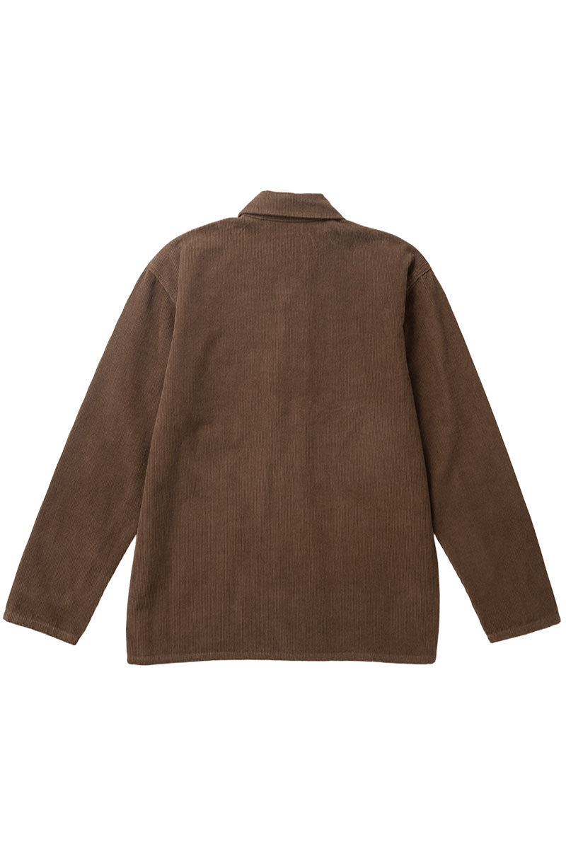 SERVICE WORKS CORDUROY CHORE SHIRT Bark