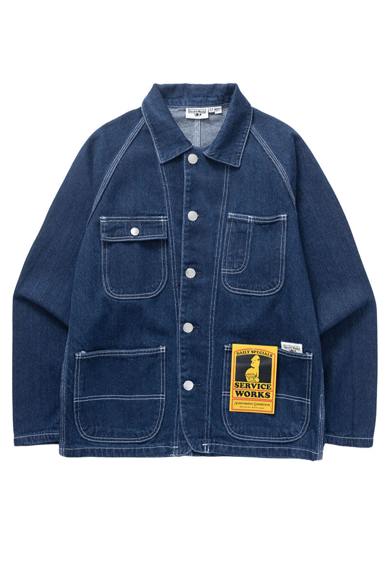 SERVICE WORKS DENIM COVERALL 2.0 One Wash