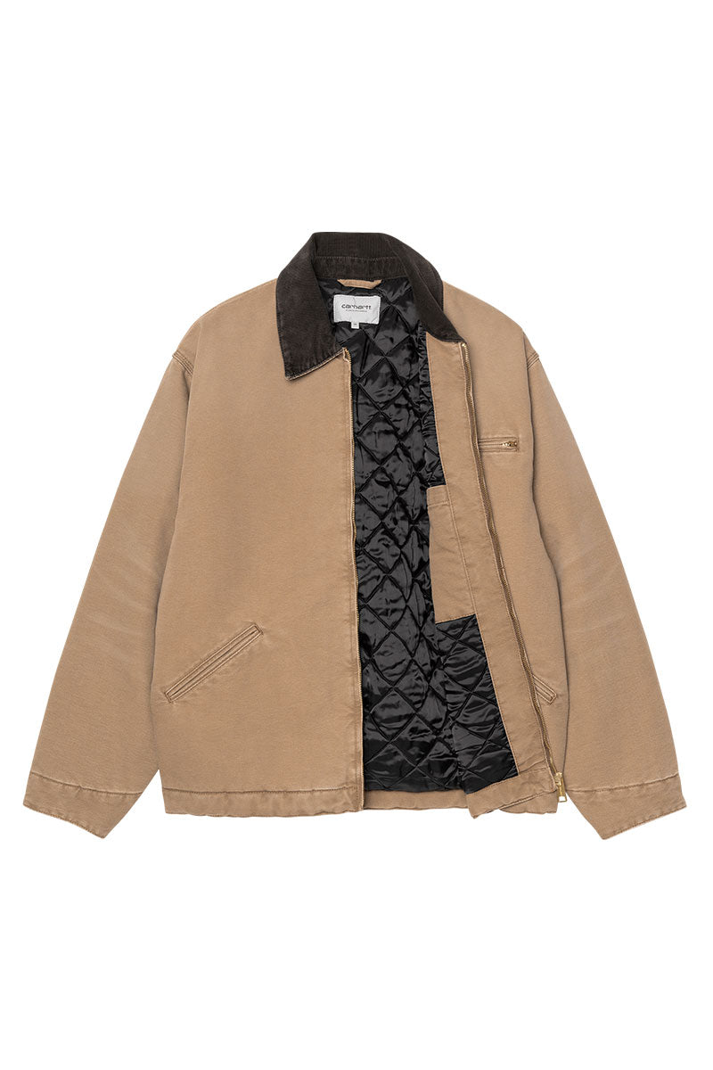 CARHARTT WIP OG DETROIT JACKET Hamilton Brown / Tobacco Stone Canvas
