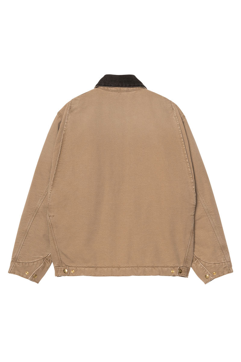 CARHARTT WIP OG DETROIT JACKET Hamilton Brown / Tobacco Stone Canvas