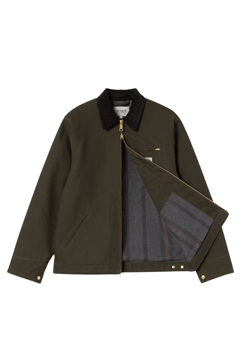 CARHARTT WIP DETROIT JACKET Olive / Black Rigid