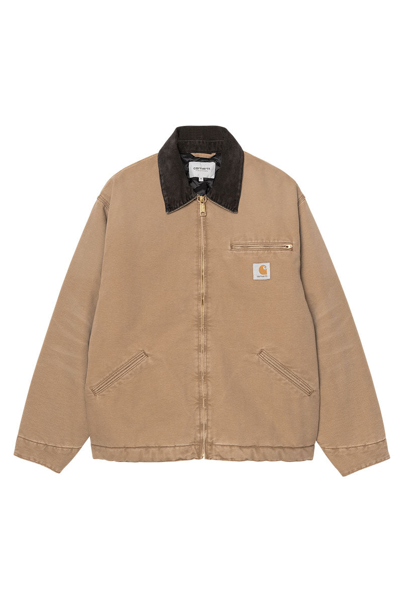 CARHARTT WIP OG DETROIT JACKET Hamilton Brown / Tobacco Stone Canvas