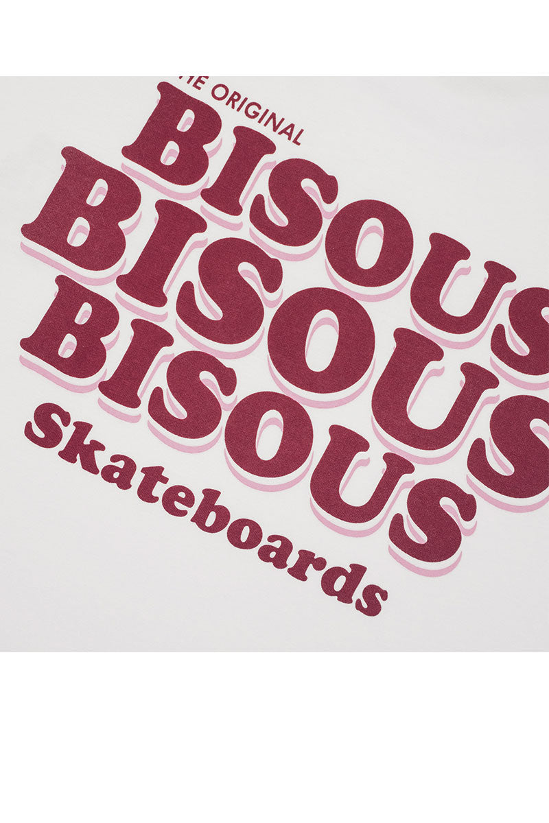 BISOUS SKATEBOARDS T-SHIRT GREASE White