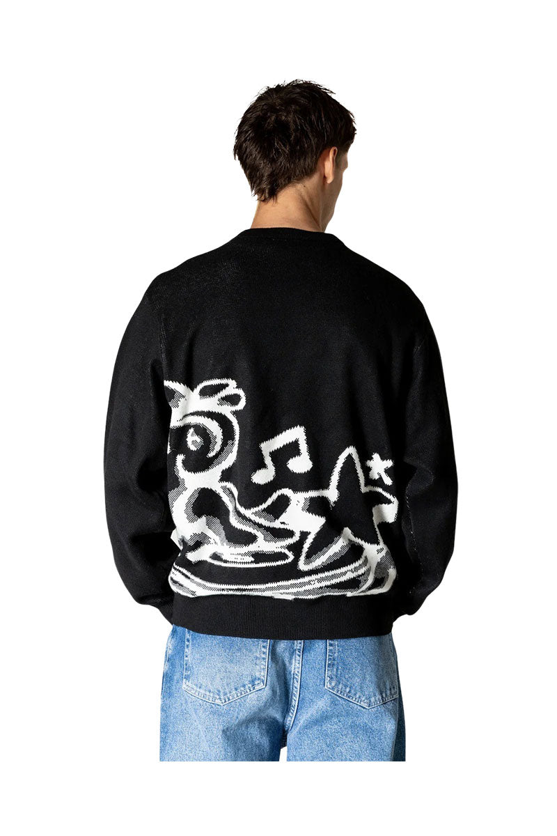 JACKER C.R.E.A.M KNIT CREWNECK Black