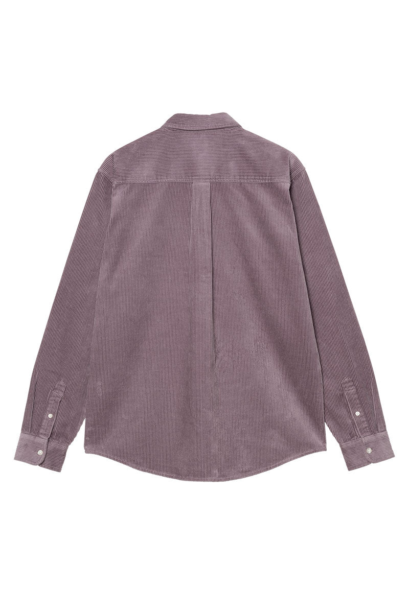 CARHARTT WIP L/S MADISON CORD SHIRT Phlox / Phlox