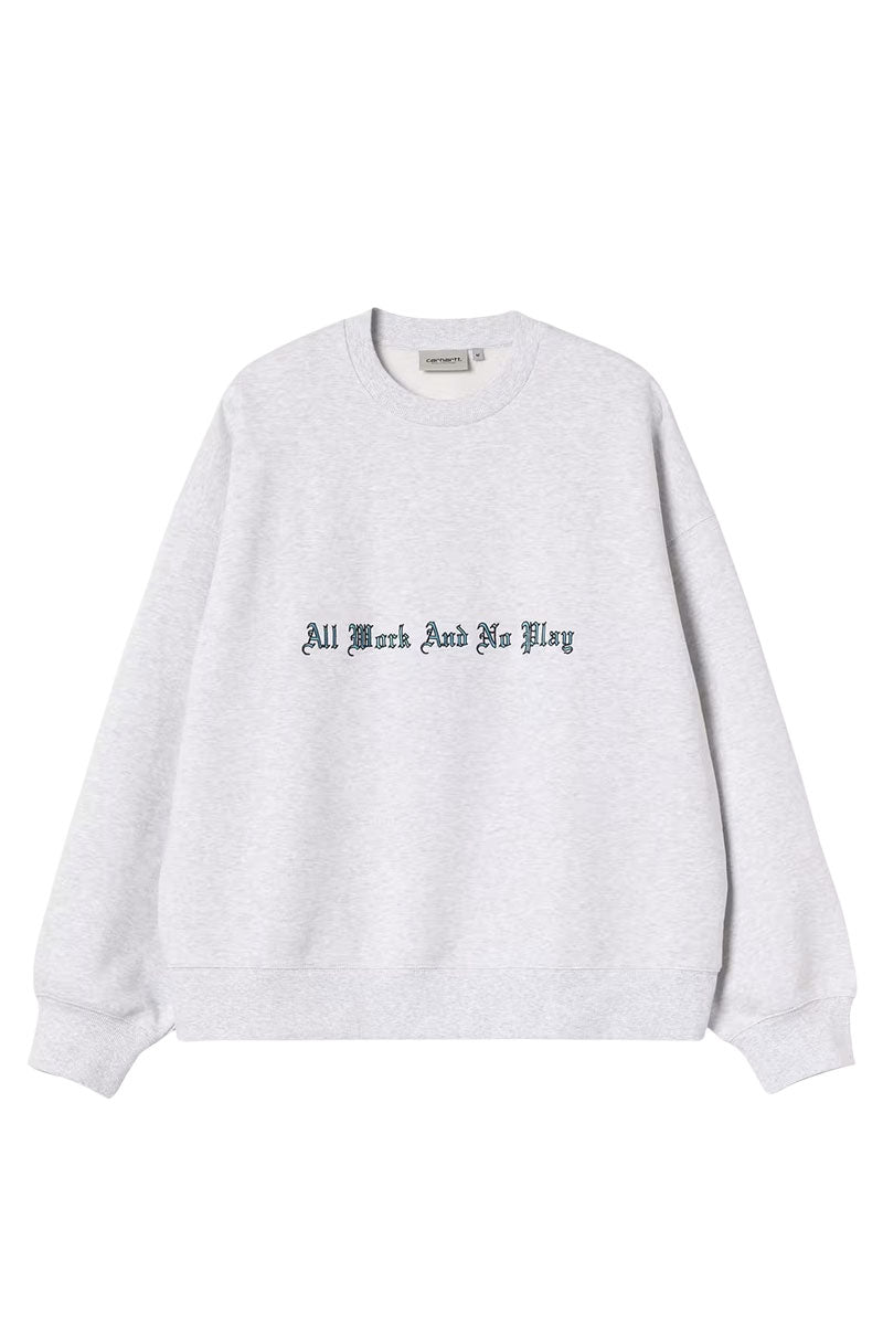 CARHARTT WIP NO PLAY SWEATSHIRT Ash Heather