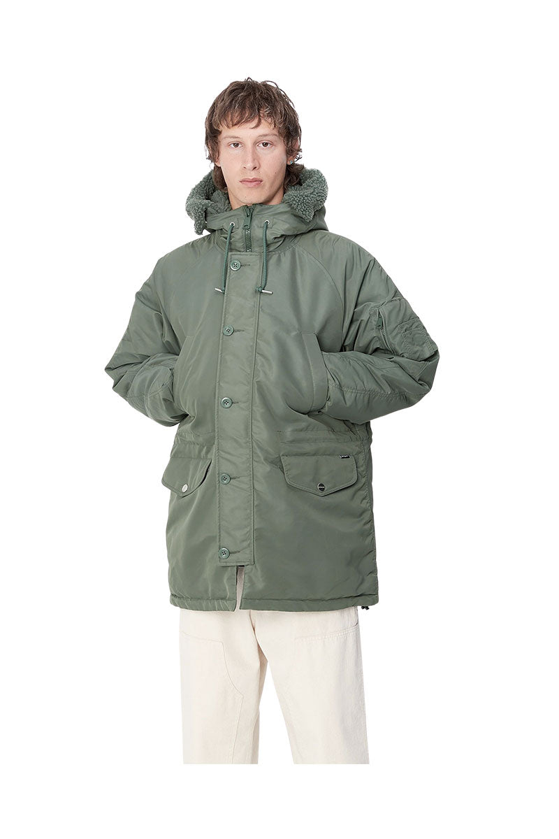 CARHARTT WIP HD OLTEN PARKA Duck Green