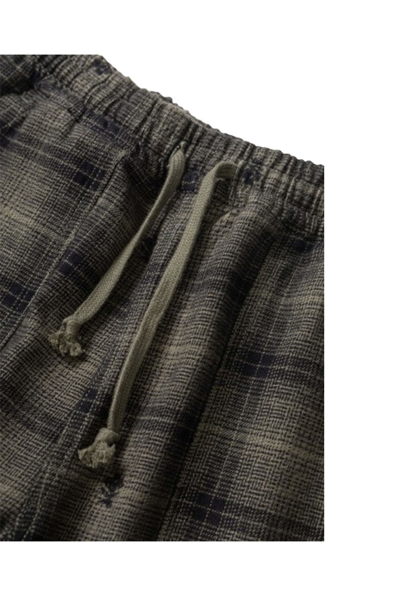 SERVICE WORKS THISTLE PLAID CHEF PANT Olive