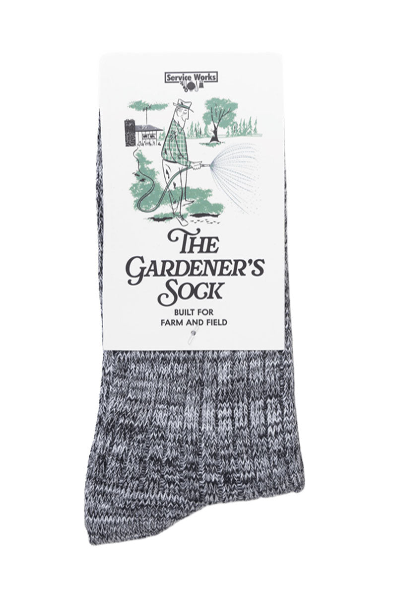 SERVICE WORKS FLECKED SOCKS Black