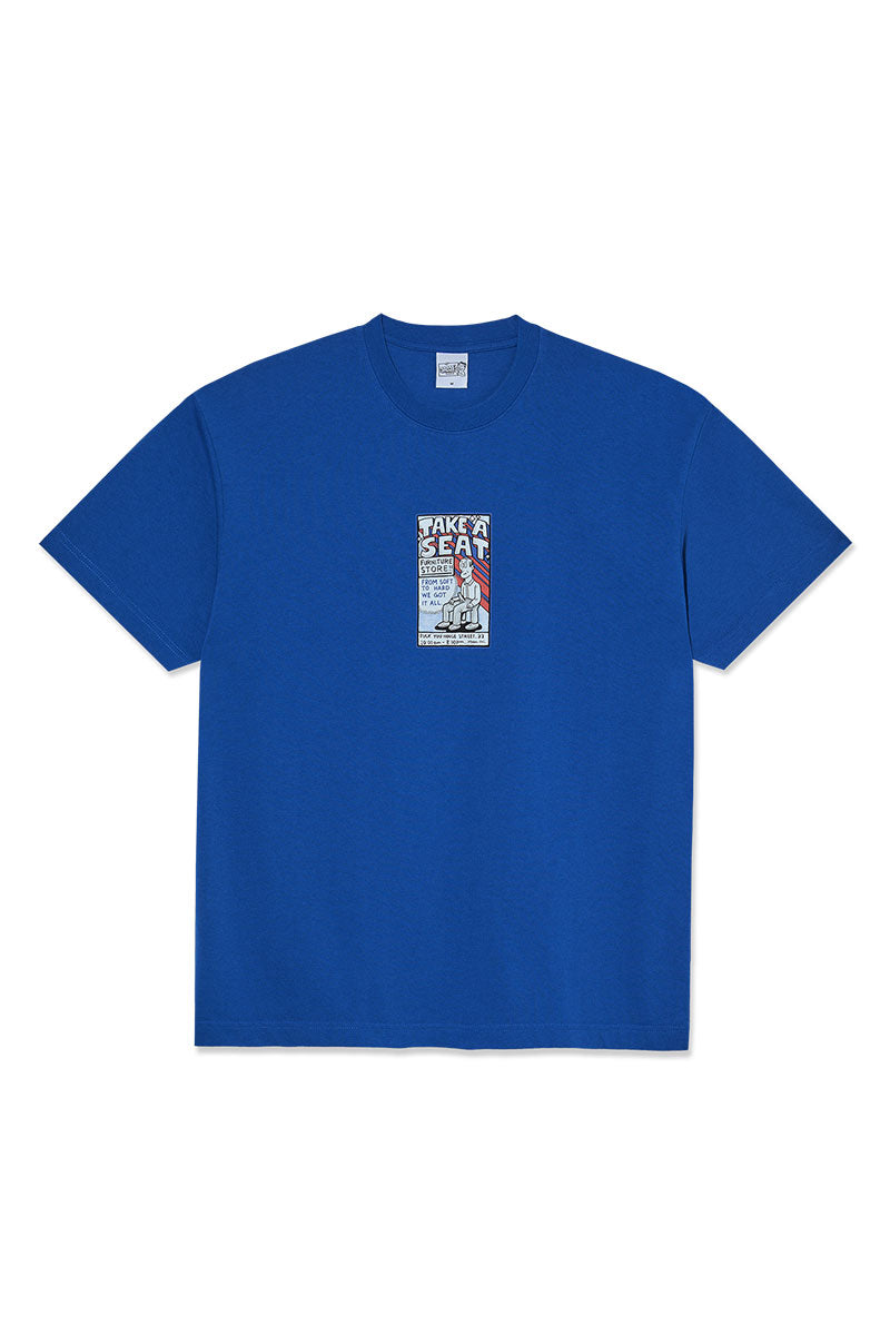 POLAR TAKE A SEAT T-SHIRT Egyptian Blue
