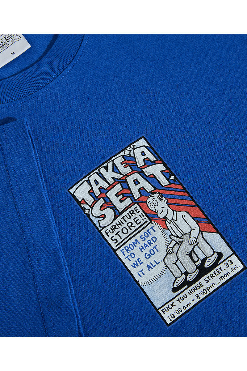 POLAR TAKE A SEAT T-SHIRT Egyptian Blue