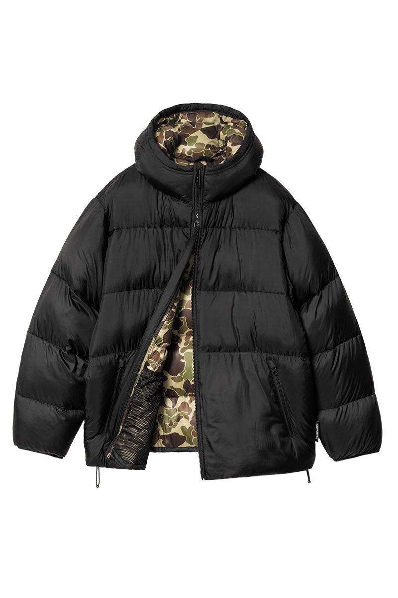CARHARTT WIP TORONTO JACKET Black / Camo Duck, Green
