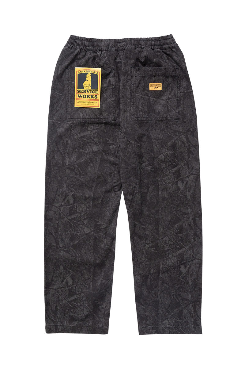 SERVICE WORKS XEROX CAMO CHEF PANT Mono