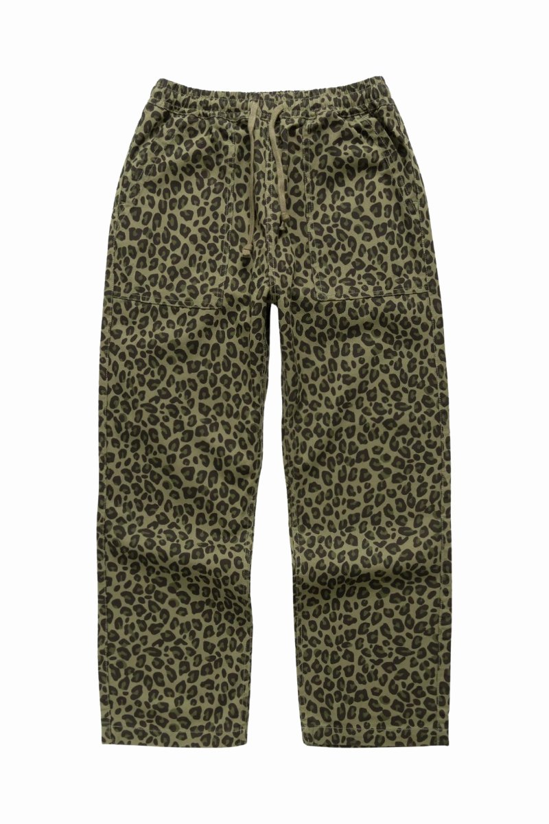 Pantalon de chef Service Works Patterned Easy vert léopard