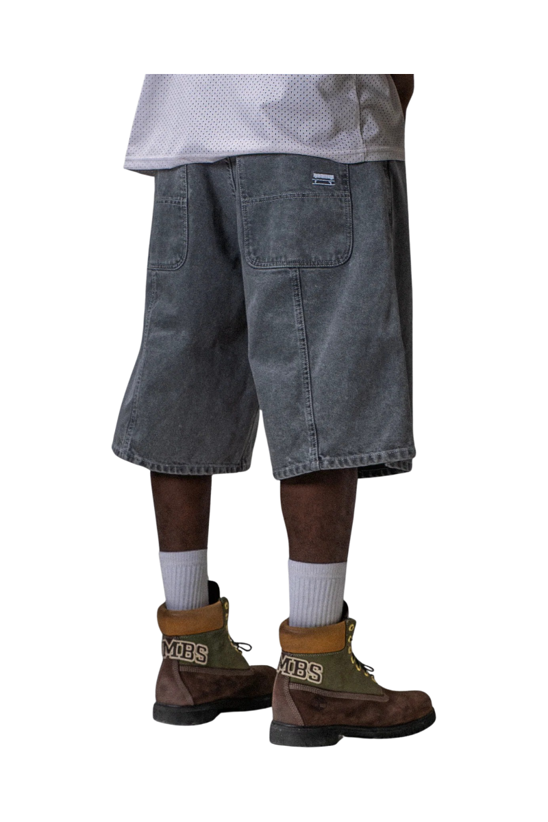 JACKER CLASSIC 3 STRIPES BAGGY SHORT Grey