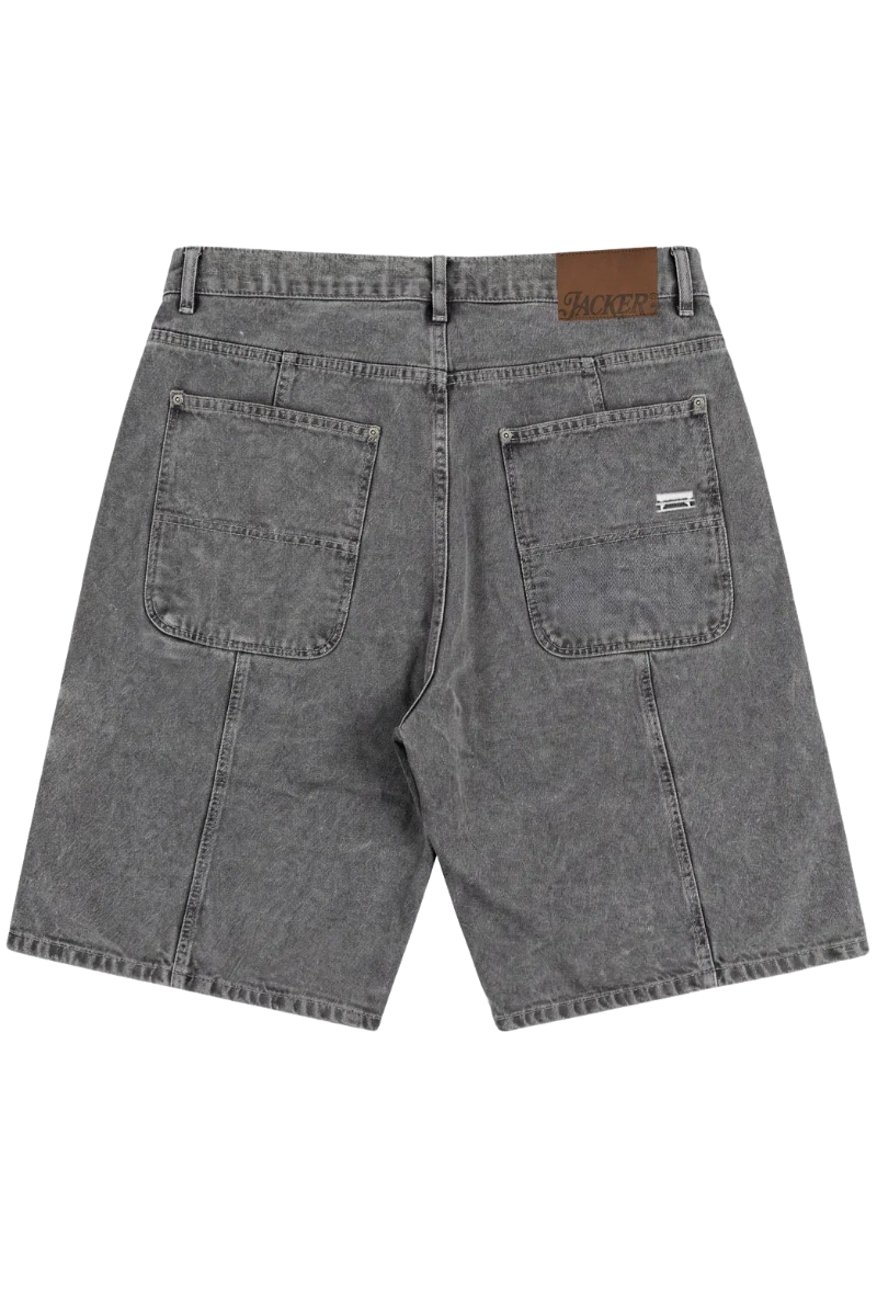 JACKER CLASSIC 3 STRIPES BAGGY SHORT Grey