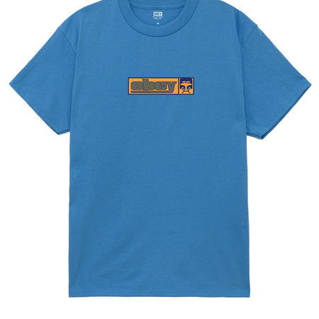 OBEY 90'S ICON T-SHIRT Azure Blue