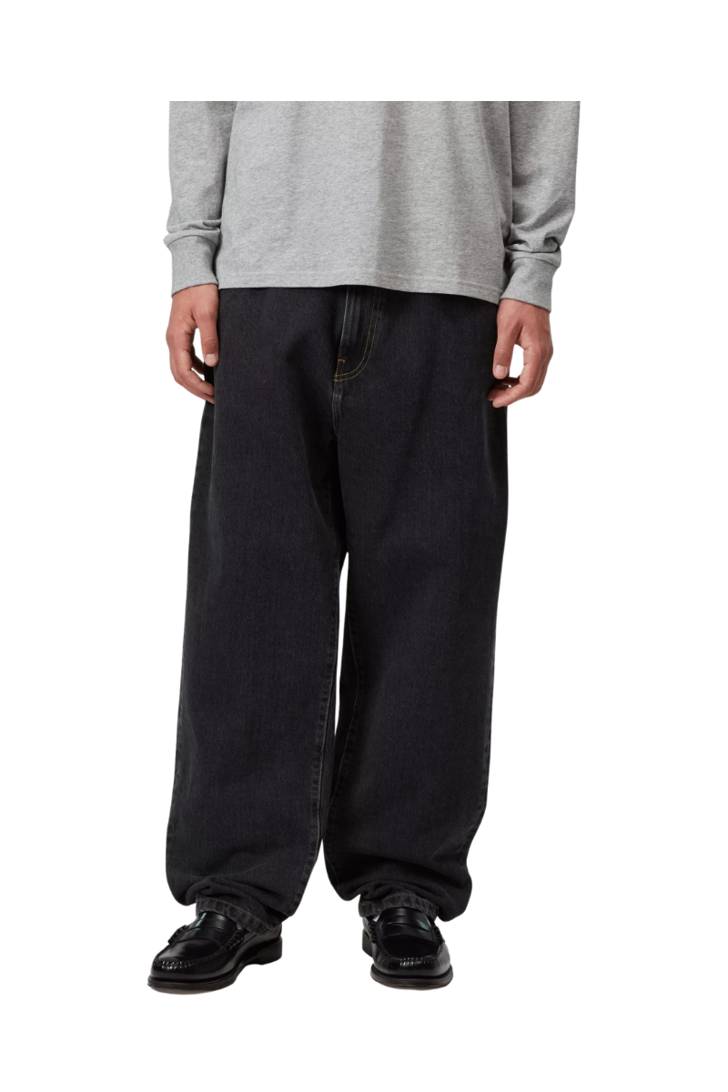 CARHARTT WIP AARON PANT Black Stone Wash