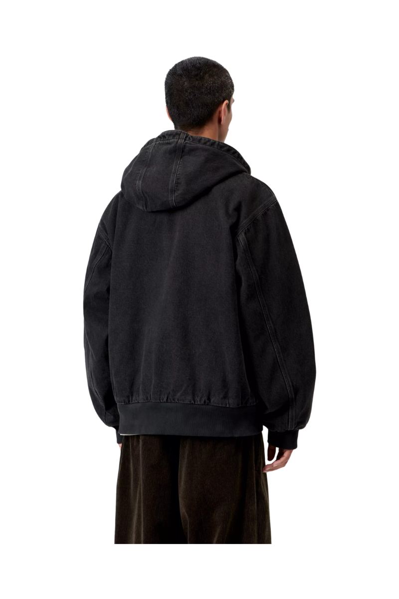 CARHARTT WIP OG ACTIVE JACKET Black Stone Washed