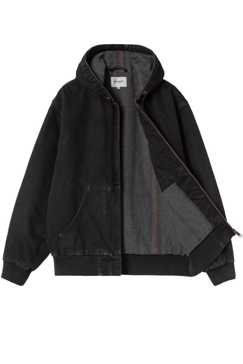 CARHARTT WIP OG ACTIVE JACKET Black Stone Washed