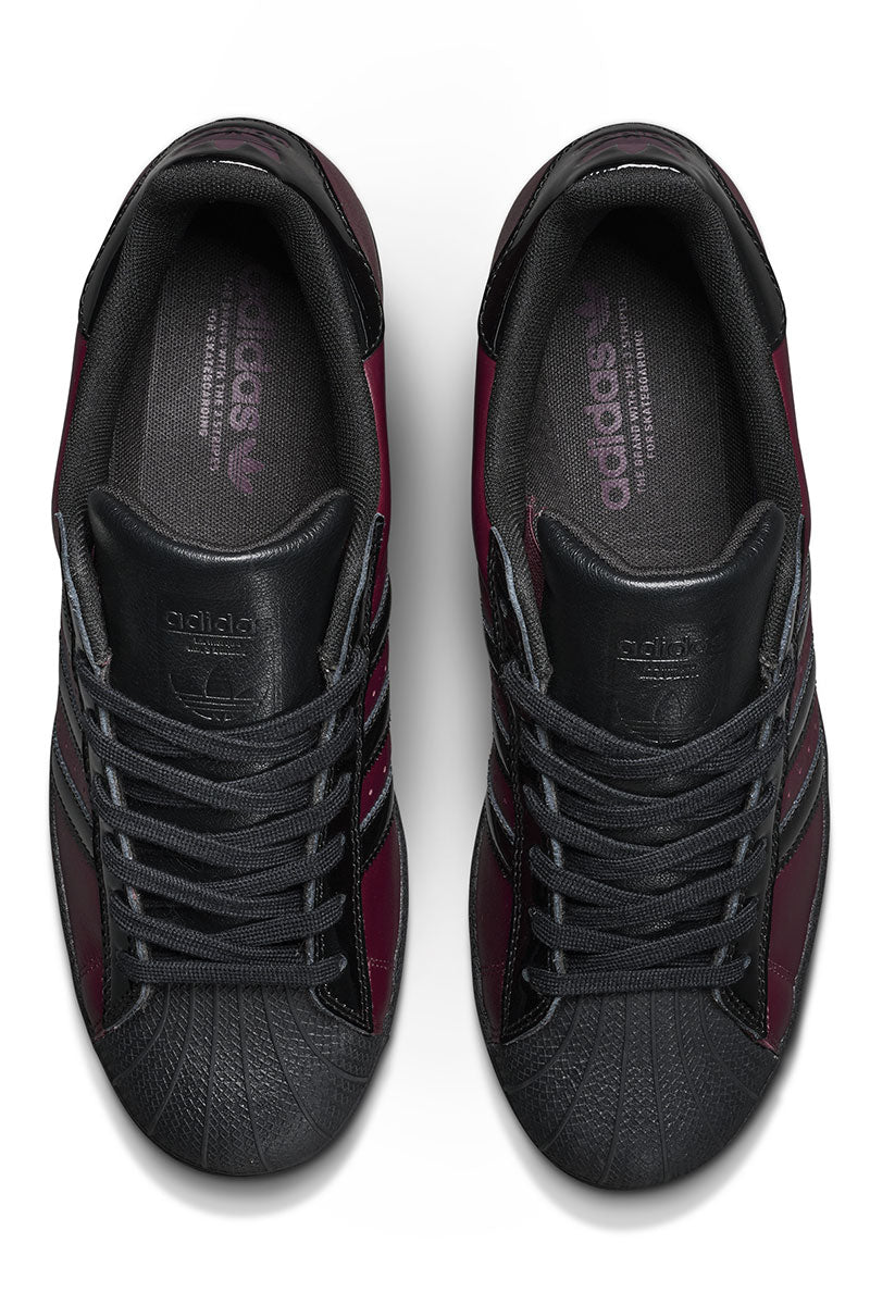 ADIDAS SKATEBOARDING SUPERSTAR x MARCOS Maroon / Black / Maroon