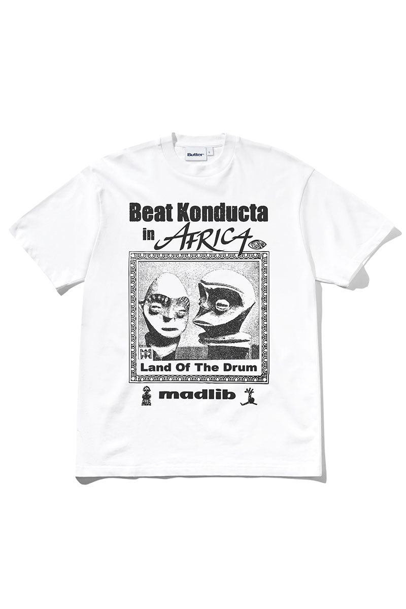 BUTTER x MADLIB AFRICA T-SHIRT White