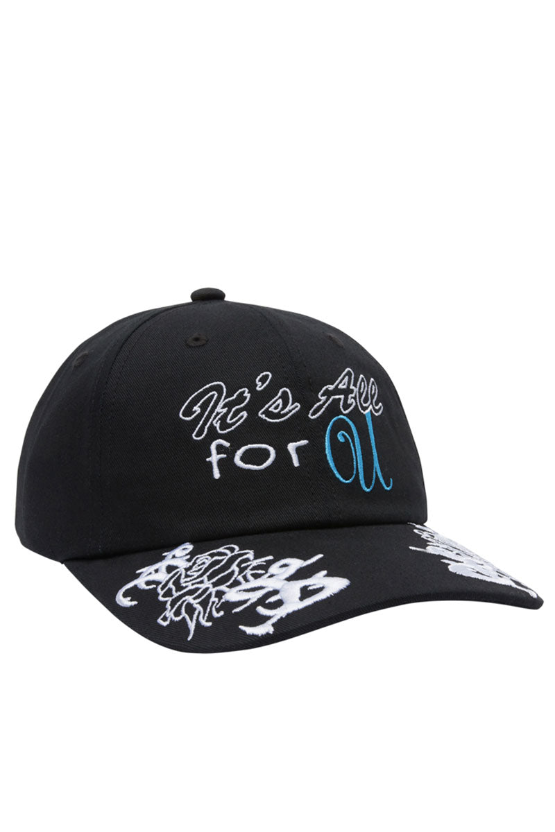 OBEY ALL 4 U 6 PANEL VELCRO CAP Black