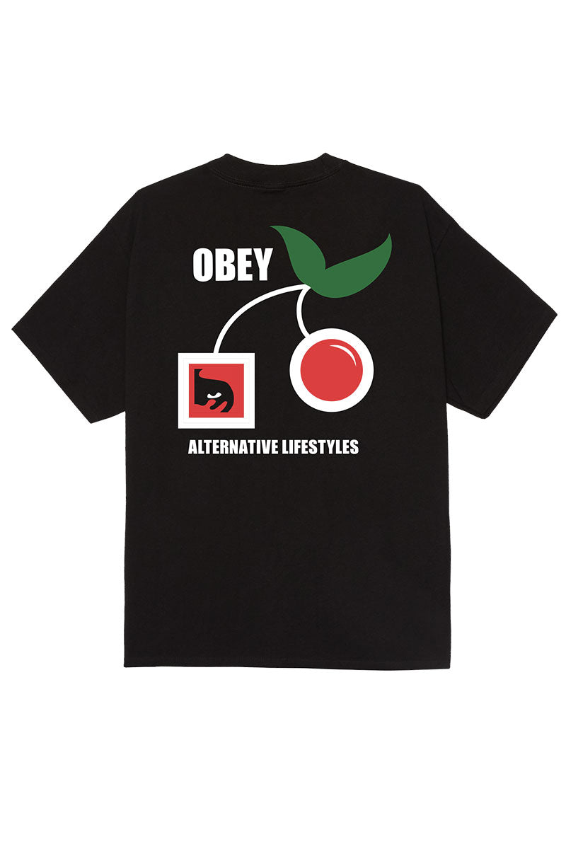 OBEY ALTERNATIVE LIFESTYLES T-SHIRT Black