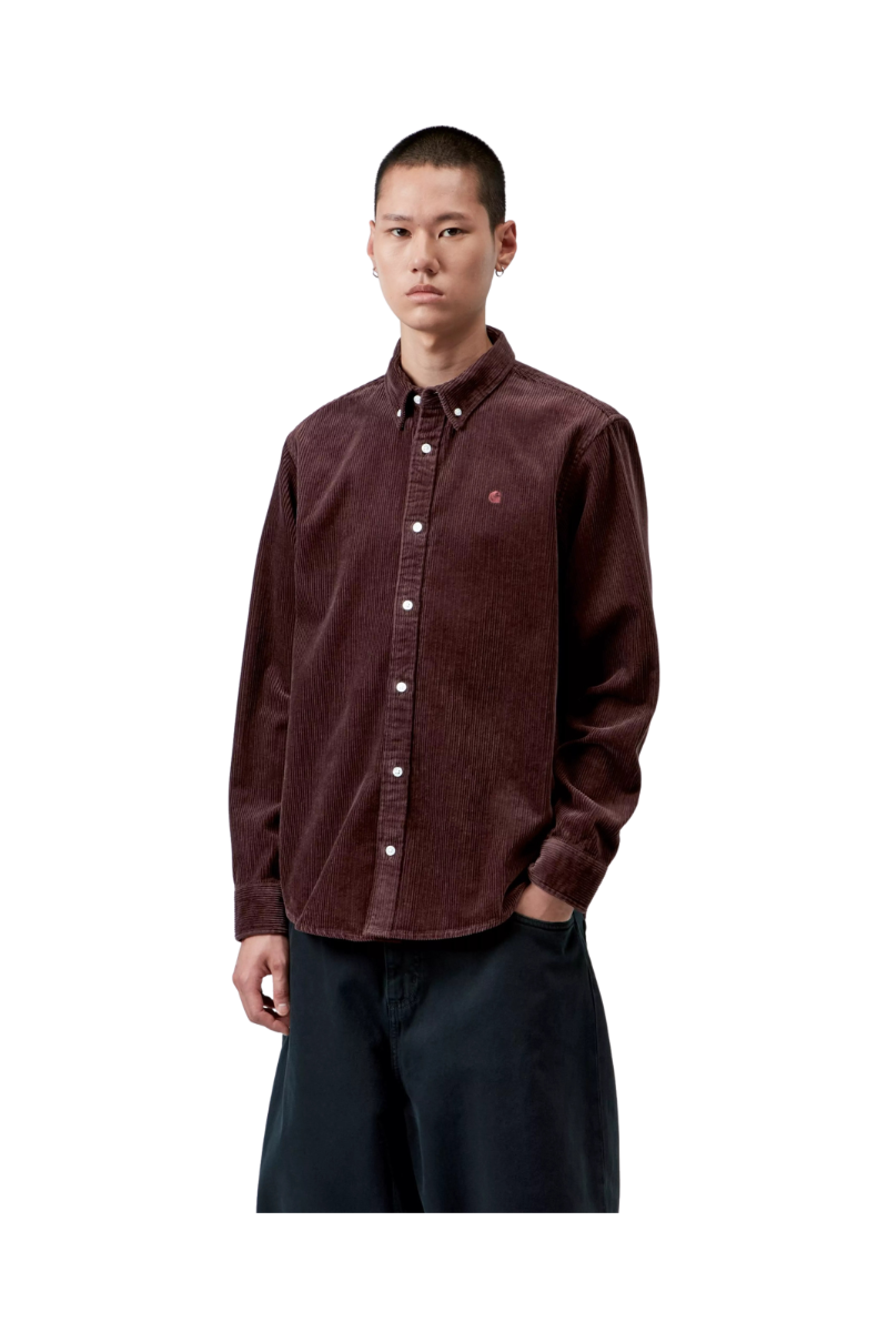 CARHARTT WIP MADISON CORD SHIRT Amarone