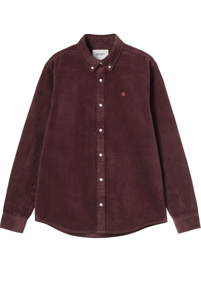 CARHARTT WIP MADISON CORD SHIRT Amarone