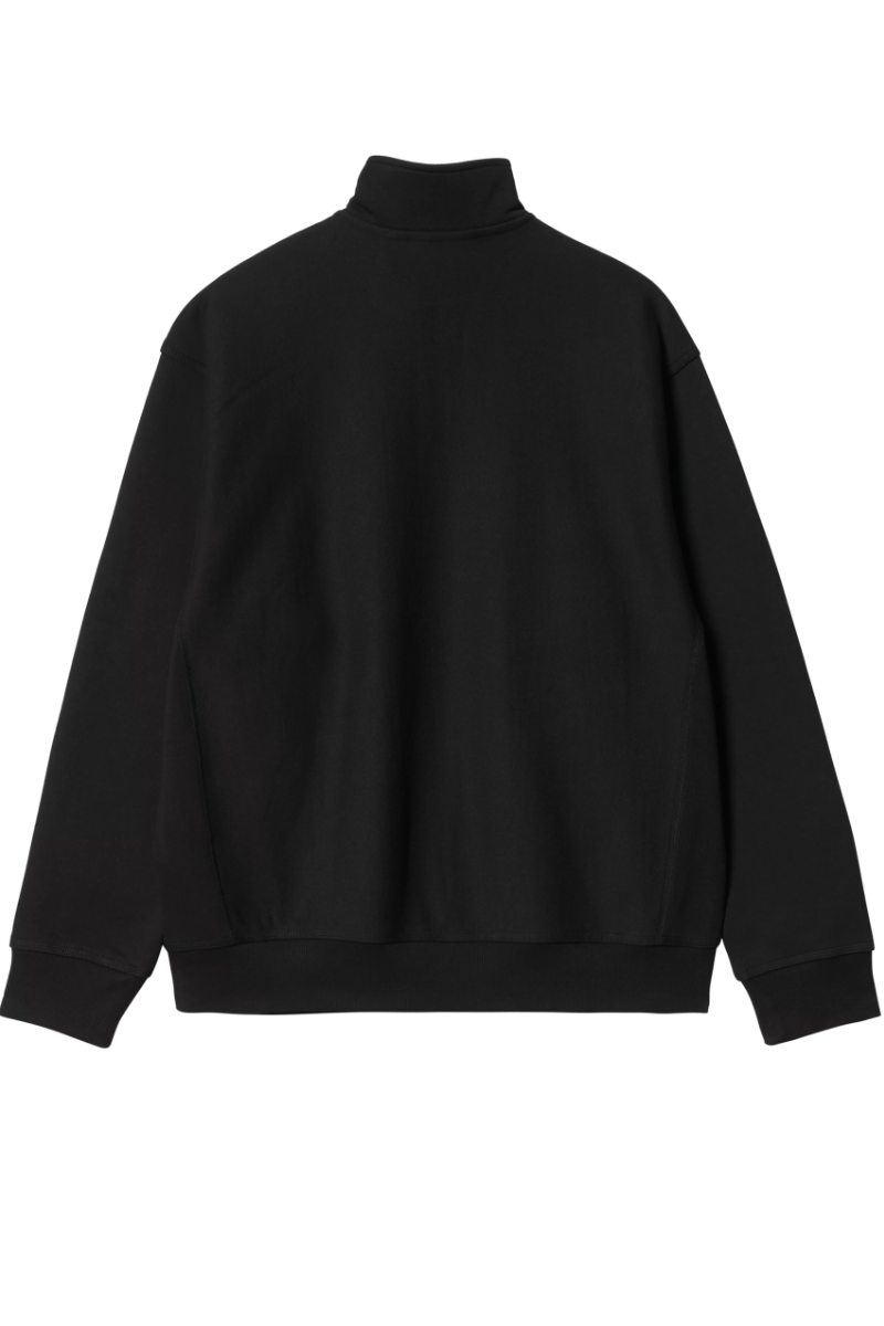 CARHARTT WIP HALF ZIP AMERICAN SCRIPT Black