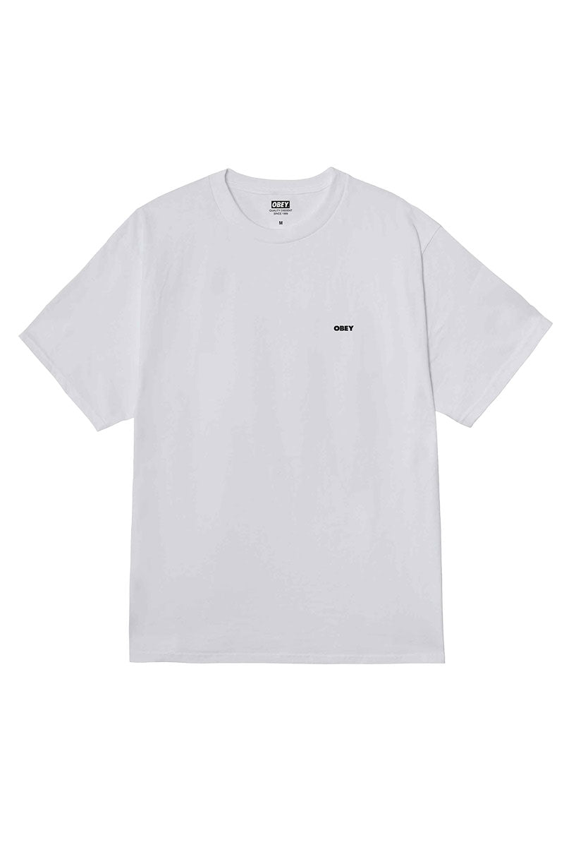 OBEY HIGH QLTY AMPLIFICATION T-SHIRT White