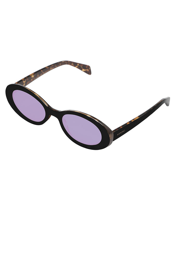 KOMONO Sunglasses ANA Black Tortoise Plum