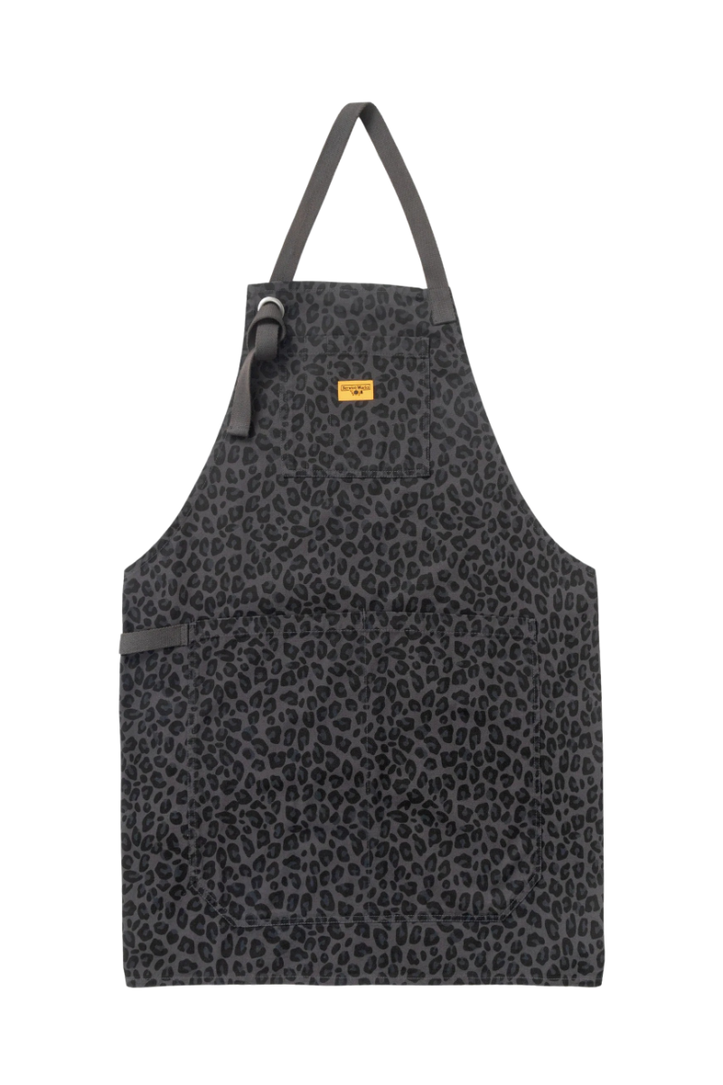 SERVICE WORKS PATTERNED APRON Black Leopard