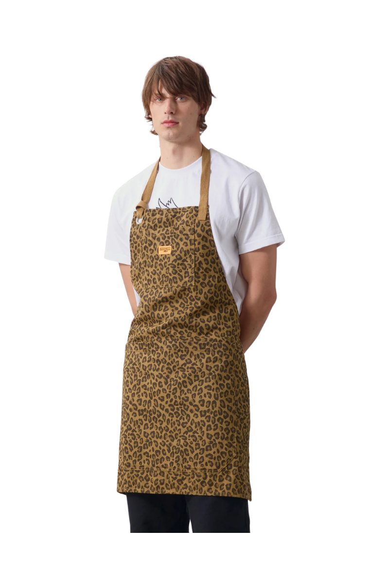 SERVICE WORKS PATTERNED APRON Brown Leopard