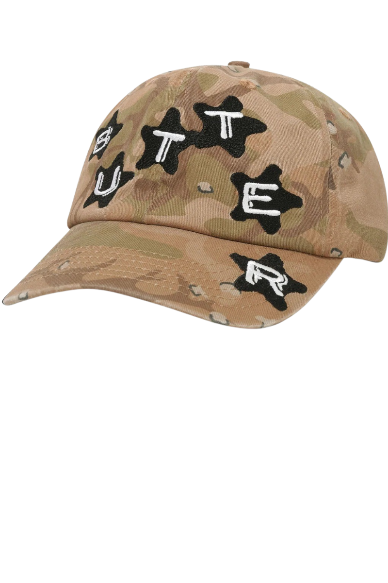 BUTTER STARS 6 PANEL CAP Desert Camo
