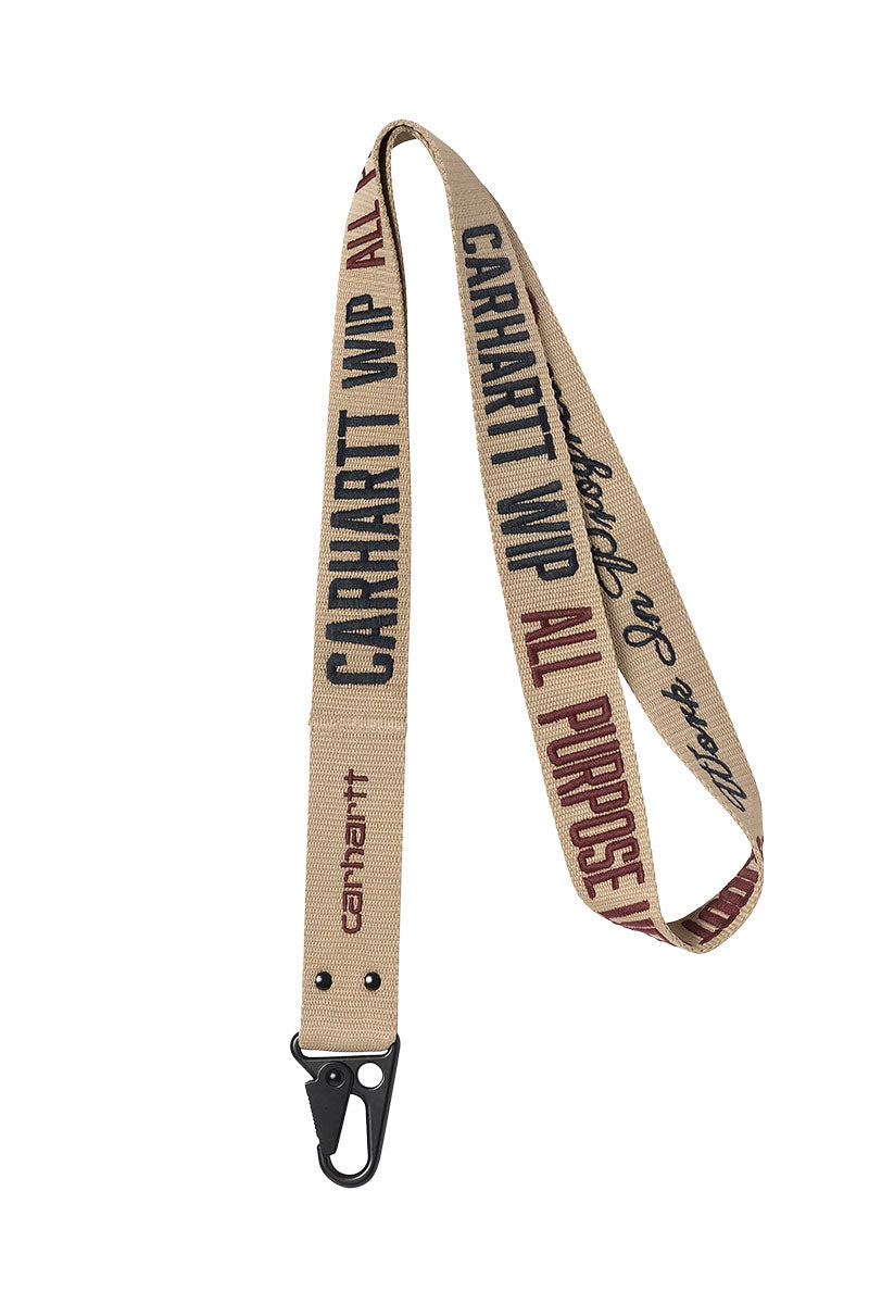 CARHARTT WIP ARCAN KEYCHAIN Dusty H Brown