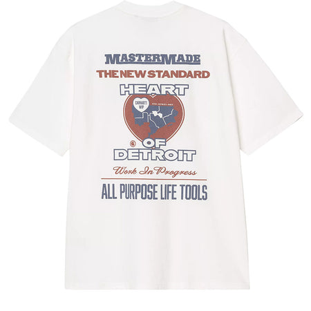 CARHARTT WIP ARCAN T-SHIRT White Heavy Stone