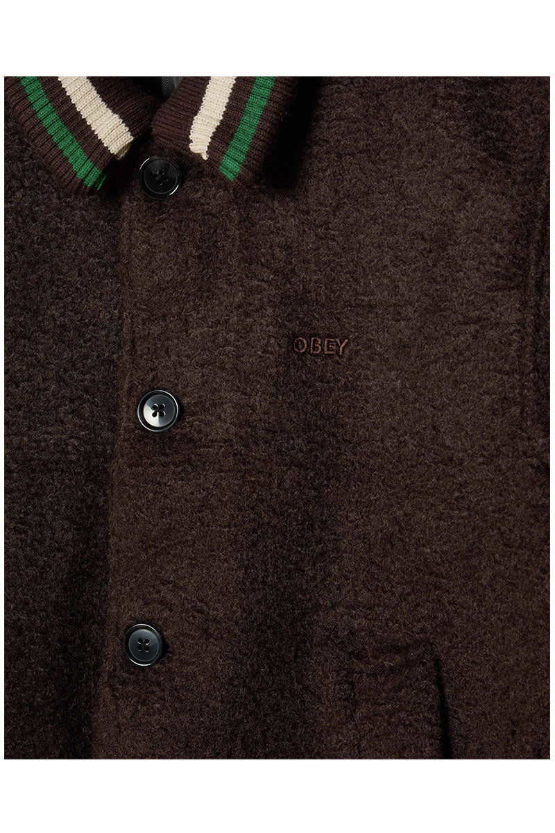 OBEY ARDEN JACKET Java Brown