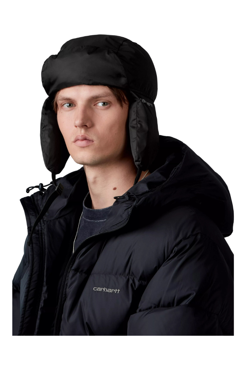 CARHARTT WIP ARDON EAR GUARD CAP Black / Shady Grey