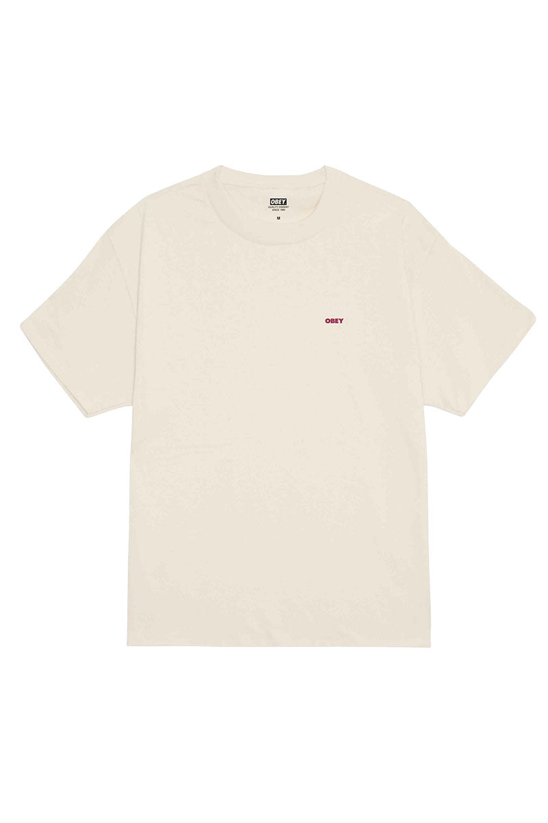 OBEY ART STUDIO FLOWERS T-SHIRT White