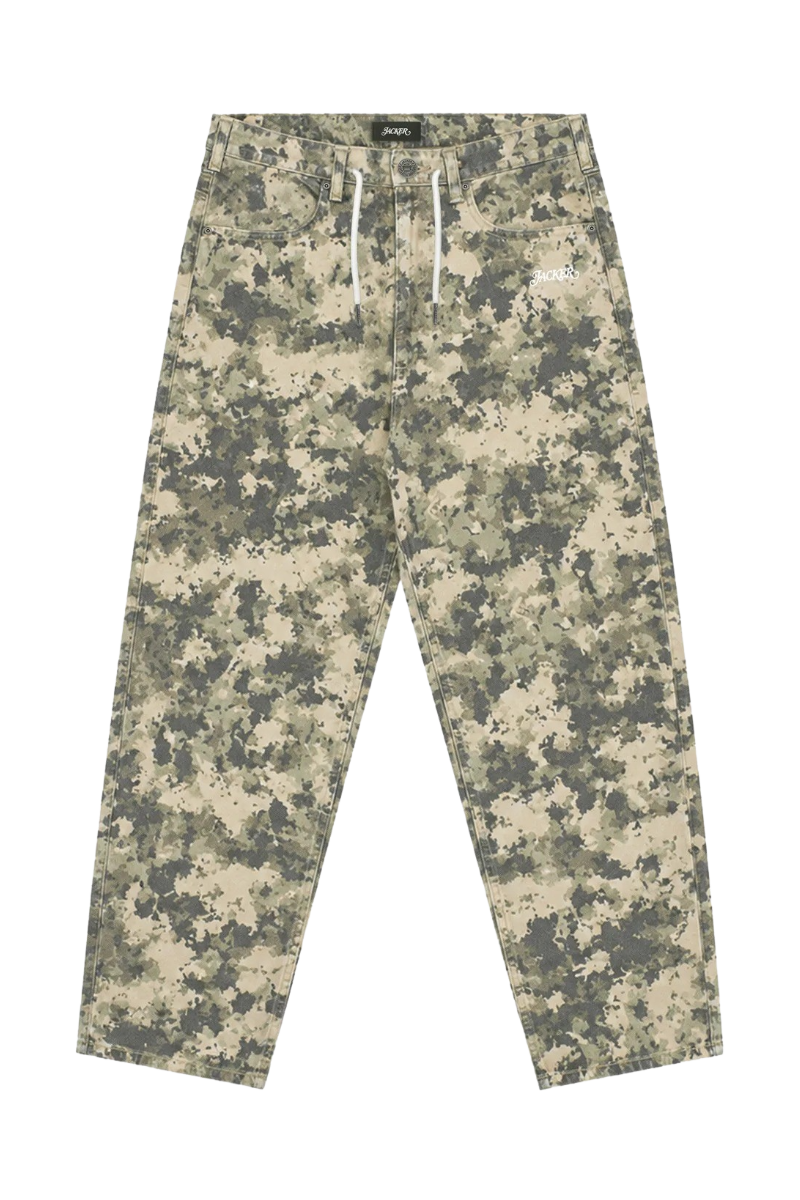 JACKER N°1890 BAGGY PANT Camo