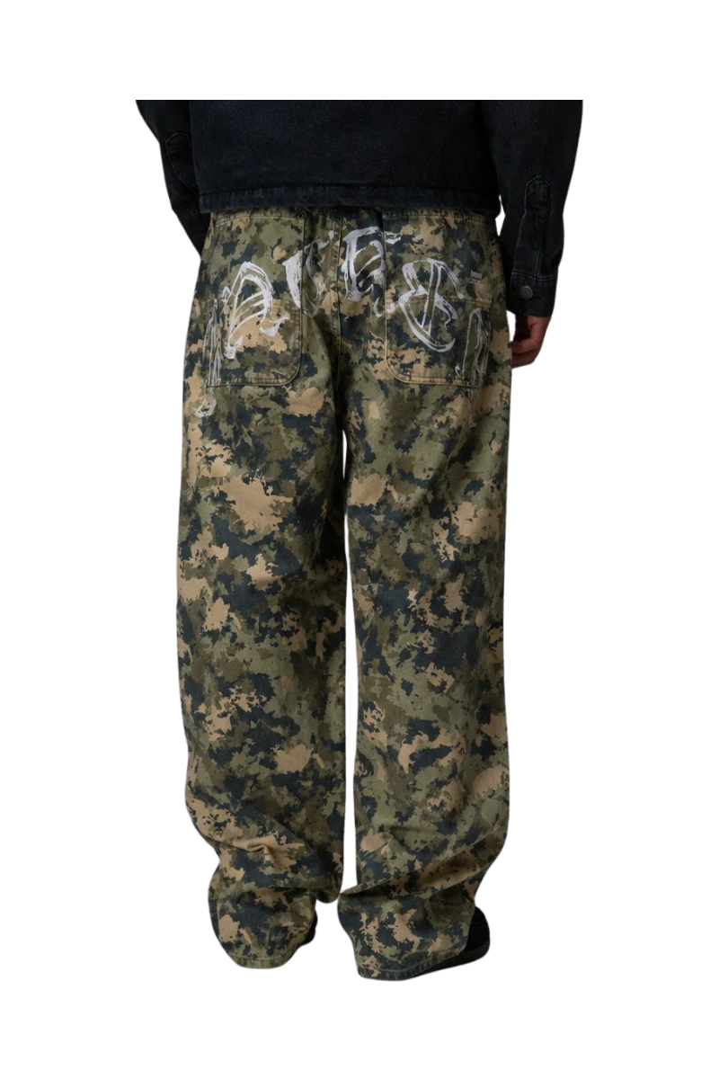 JACKER N°1890 BAGGY PANT Camo