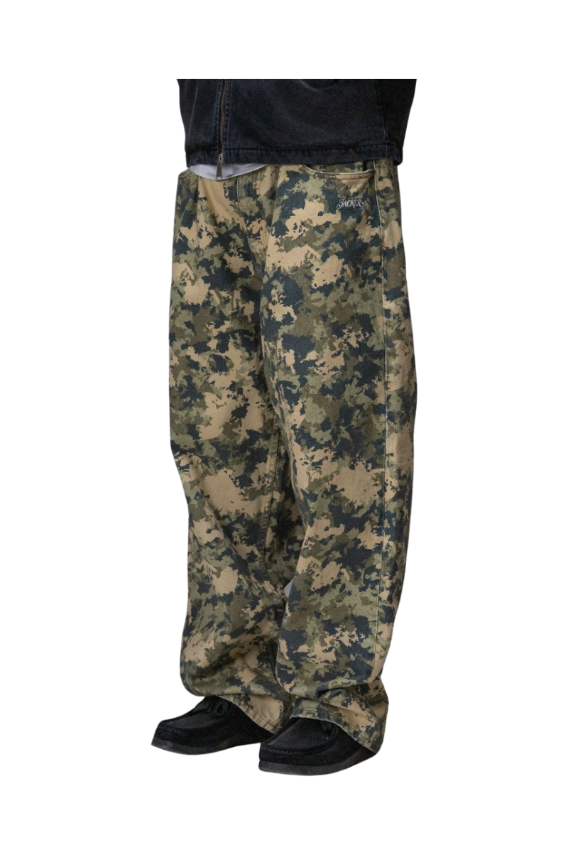 JACKER N°1890 BAGGY PANT Camo