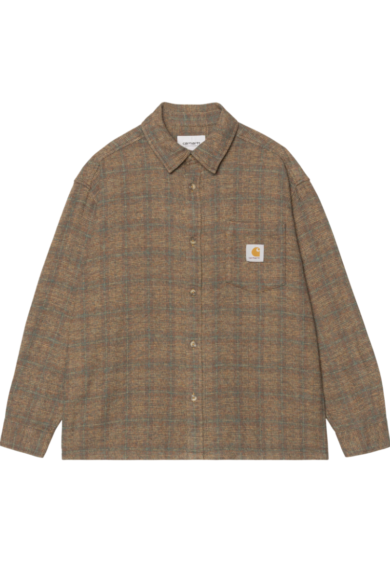 CARHARTT WIP BAGLEY SHIRT Bagley Check / Hamilton Brown