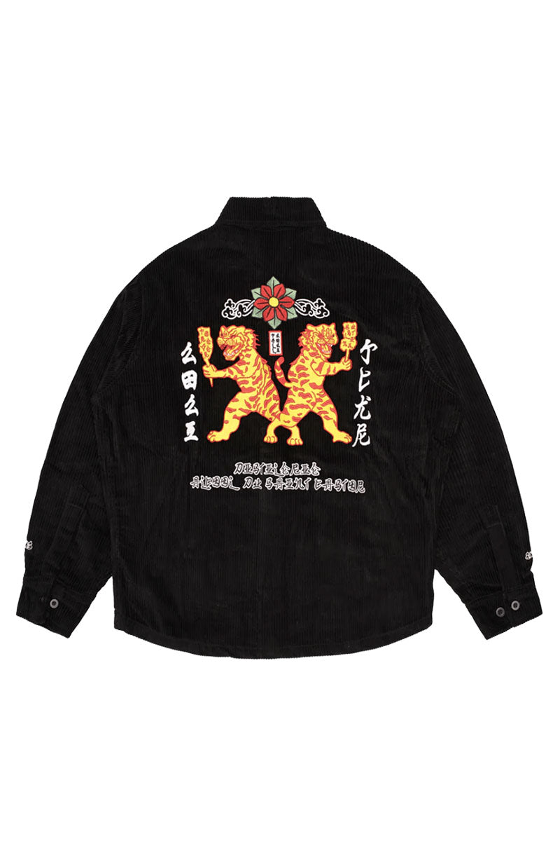 JACKER BAIJU CORDUROY OVERSHIRT Black