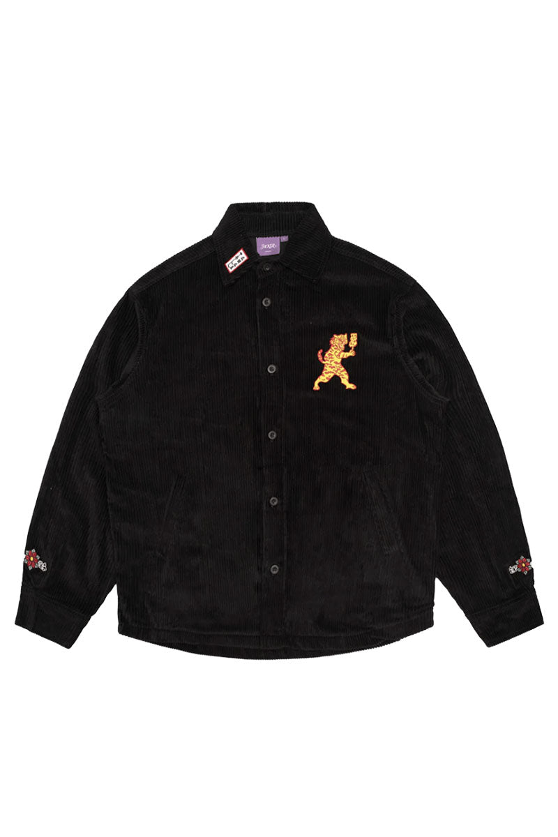 JACKER BAIJU CORDUROY OVERSHIRT Black