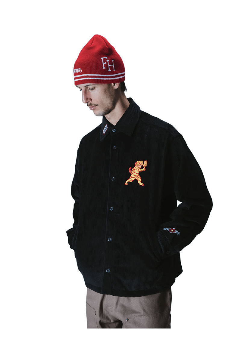 JACKER BAIJU CORDUROY OVERSHIRT Black